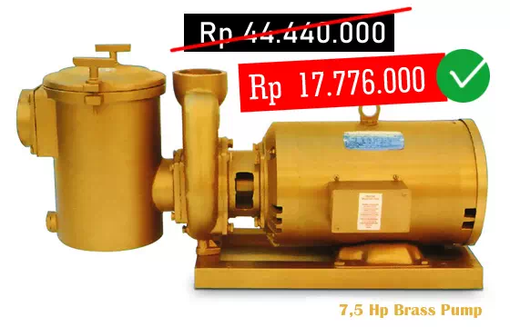 Pompa tembaga kapasitas industri 7,5HP murah 